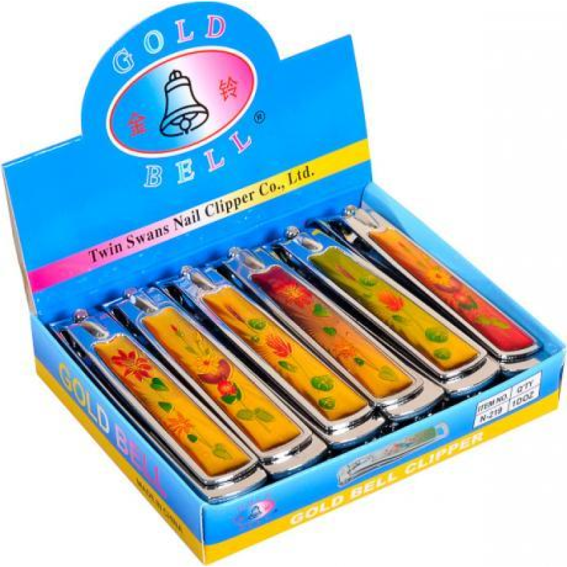 Кусачки манікюрні (кніпсер) 8 см, квіти, 5 кольорів KNZ