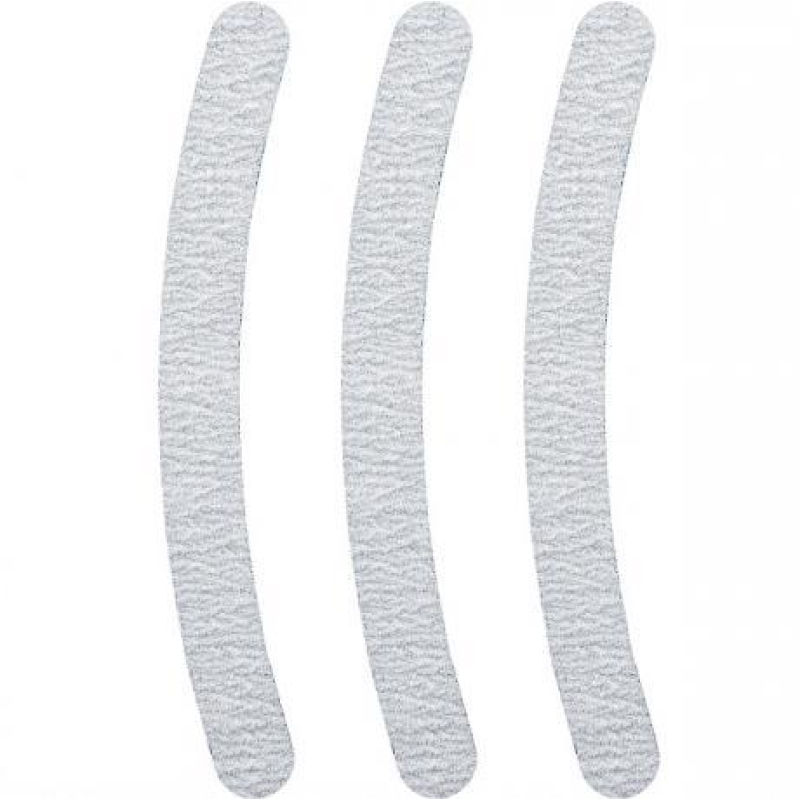 Пилка “Біла“ бумеранг для нігтів 17,5*1,8см KNZ