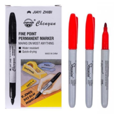 Маркер тонкий червоний 95000 “Sharp“ KNZ