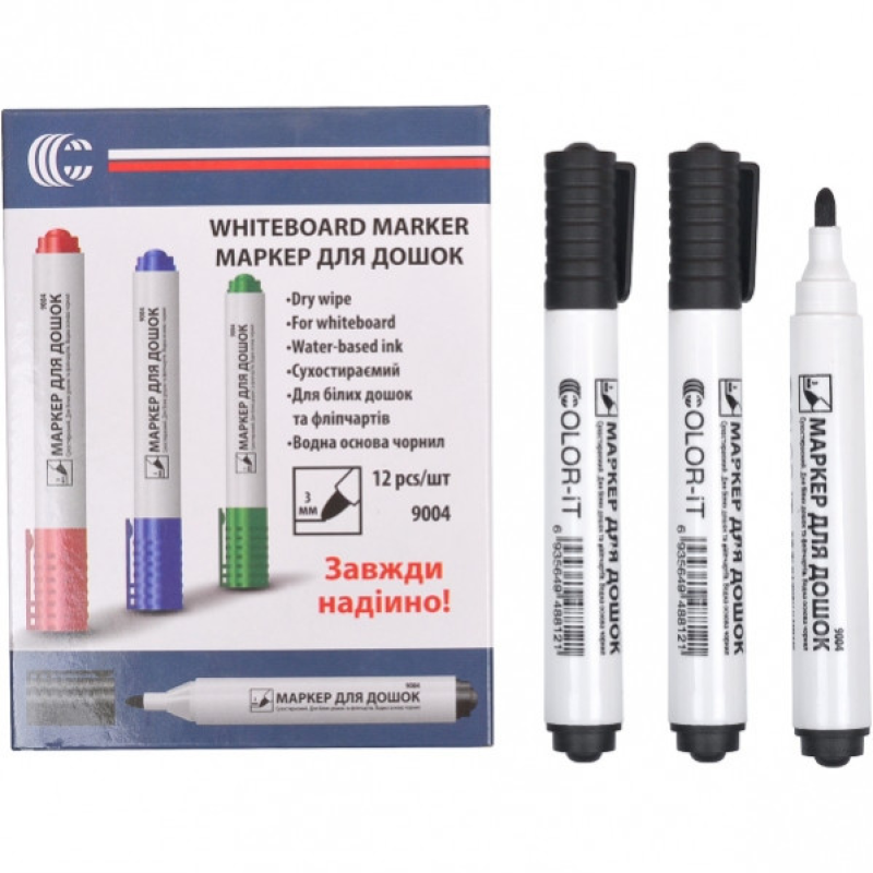 Маркер (для дошки) чорний 9004 “С“ KNZ