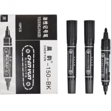 Маркер 2-х сторонній чорний ВК-150 KNZ