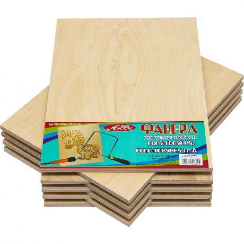 Фанера А4 6мм для випілювання та випалювання KNZ