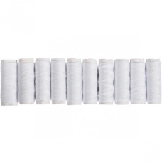 Набір білих ниток, 10 штук KNZ