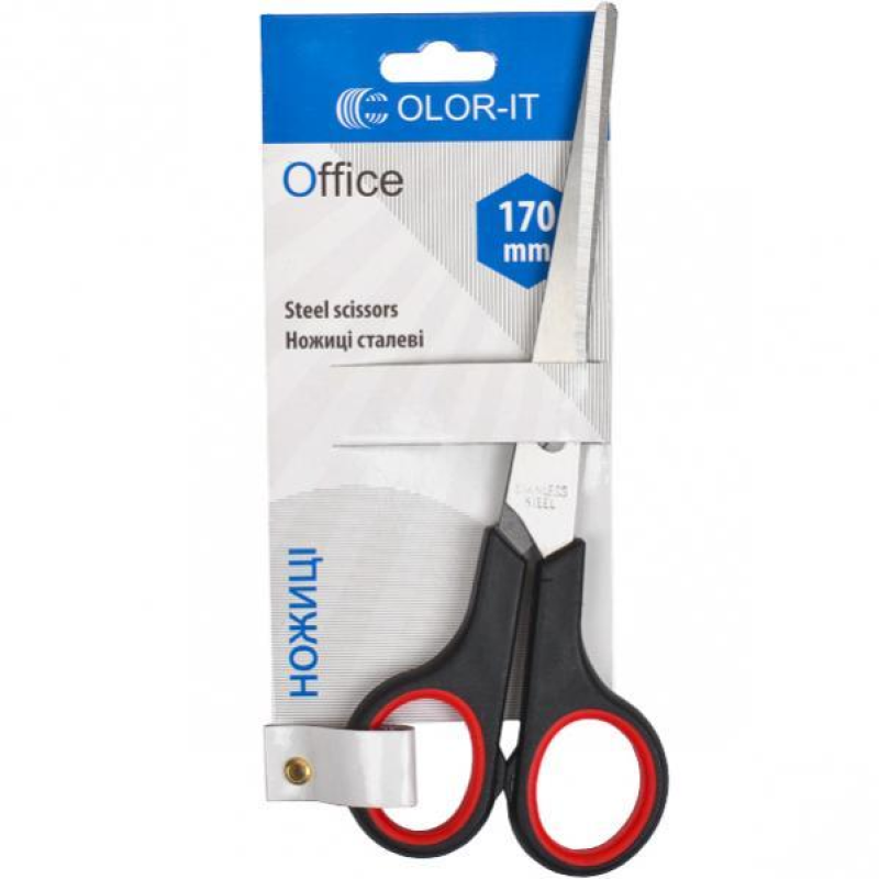 Канцелярські ножиці 170 мм No7 Scissors “C“ CR7-170 KNZ