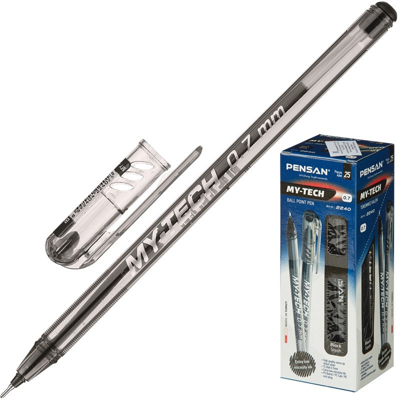 Ручка масляна My-Tech чорна KNZ