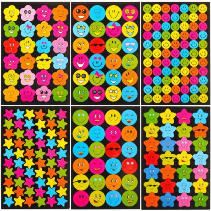 Наліпки для оцінок 10 аркушів KNZ