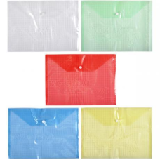 Папка-конверт кнопка А4 209 прозора 12 мікронів KNZ