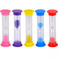 Пісочний годинник на 1 хвилин скло в тубі 2*9см KNZ