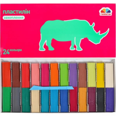 Пластилін 24 кольори Гамма “Захоплення“ 384 г KNZ