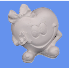 Гіпсова фігурка для розфарбовування “Сердечко“ СО-75 KNZ