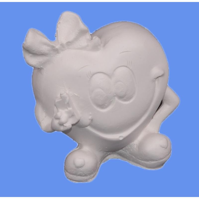 Гіпсова фігурка для розфарбовування “Сердечко“ СО-75 KNZ