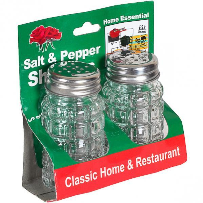 Набір сільничка та перечниця на блістері 50мл KNZ Набір сільничка та перечниця на блістері 50мл KNZ