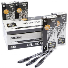 Ручка “пише-стирає“ чорна “С“ CR-707F KNZ