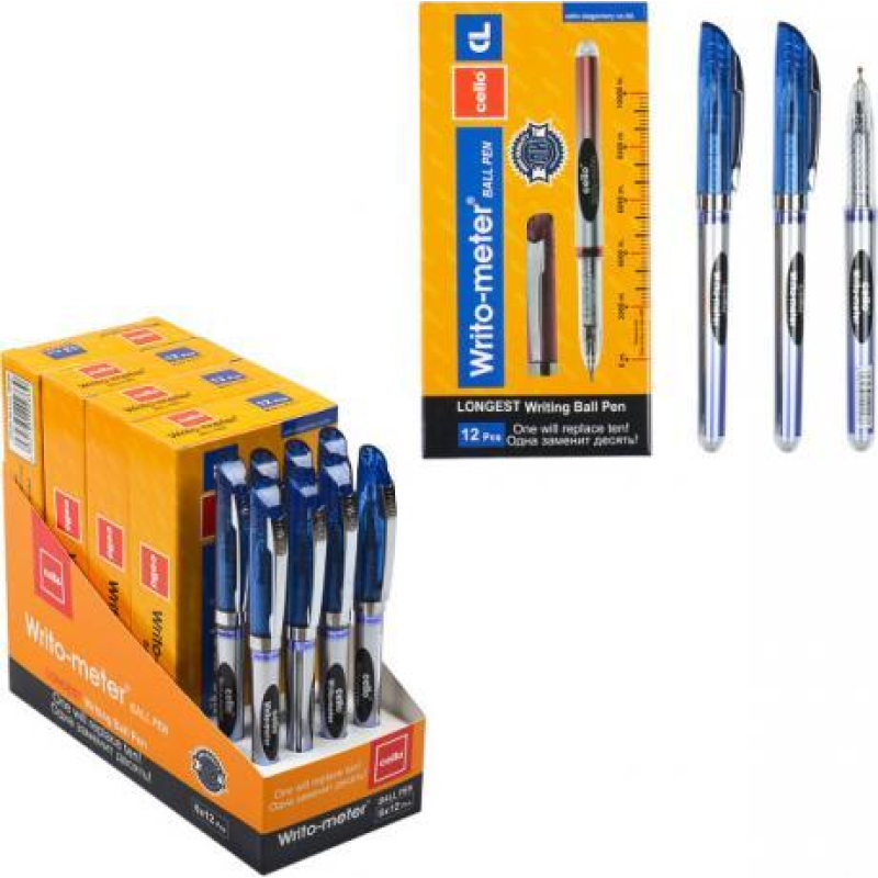 Ручка масляна “10км“ CL8048/ET8048 блакитна KNZ Ручка масляна “10км“ CL8048/ET8048 блакитна KNZ