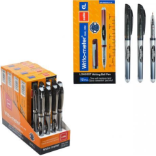 Ручка масляна “10км“ Cello CL8048 чорна KNZ