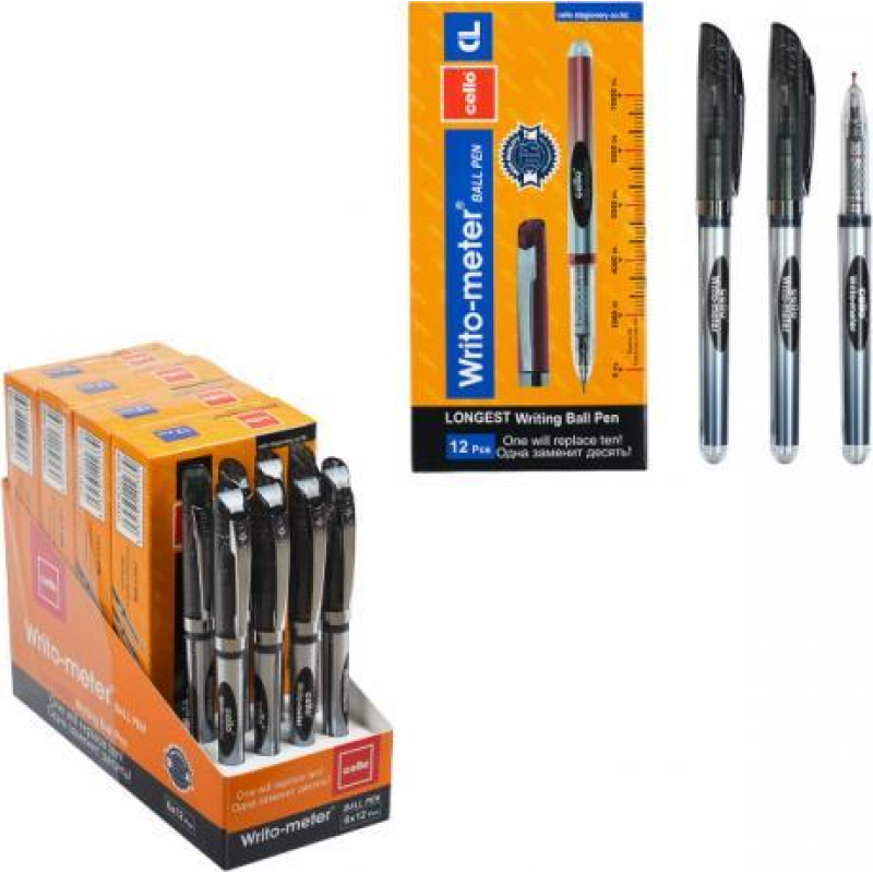 Ручка масляна “10км“ Cello CL8048 чорна KNZ Ручка масляна “10км“ Cello CL8048 чорна KNZ