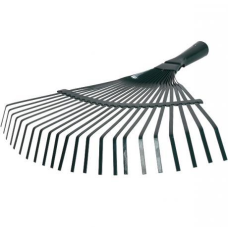 Граблі металеві віялові без живця для збирання листя 39*25см KNZ