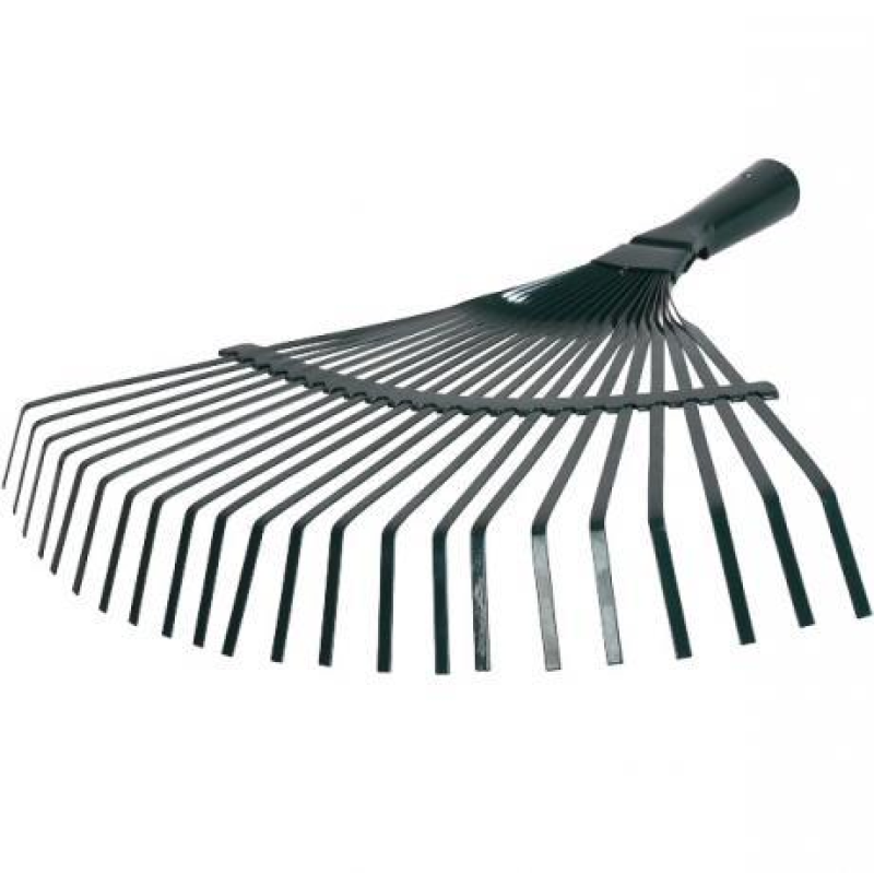 Граблі металеві віялові без живця для збирання листя 39*25см KNZ