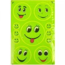 Наклейка світловідбиваюча 11 шт “Смайл“ 134 KNZ
