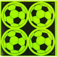 Наклейка світловідбивна 4 штуки “М“яч“ 128 KNZ