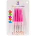 Набір свічок для торта неонові 10 штук KNZ