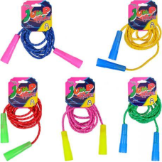 Скакалка кольорова довжина тканинна 2,15м D6мм KNZ