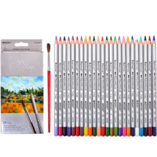 Олівці кольорові акварельні 24 кольори “MARCO“ Raffine з пензликом 7120-24СВ KNZ