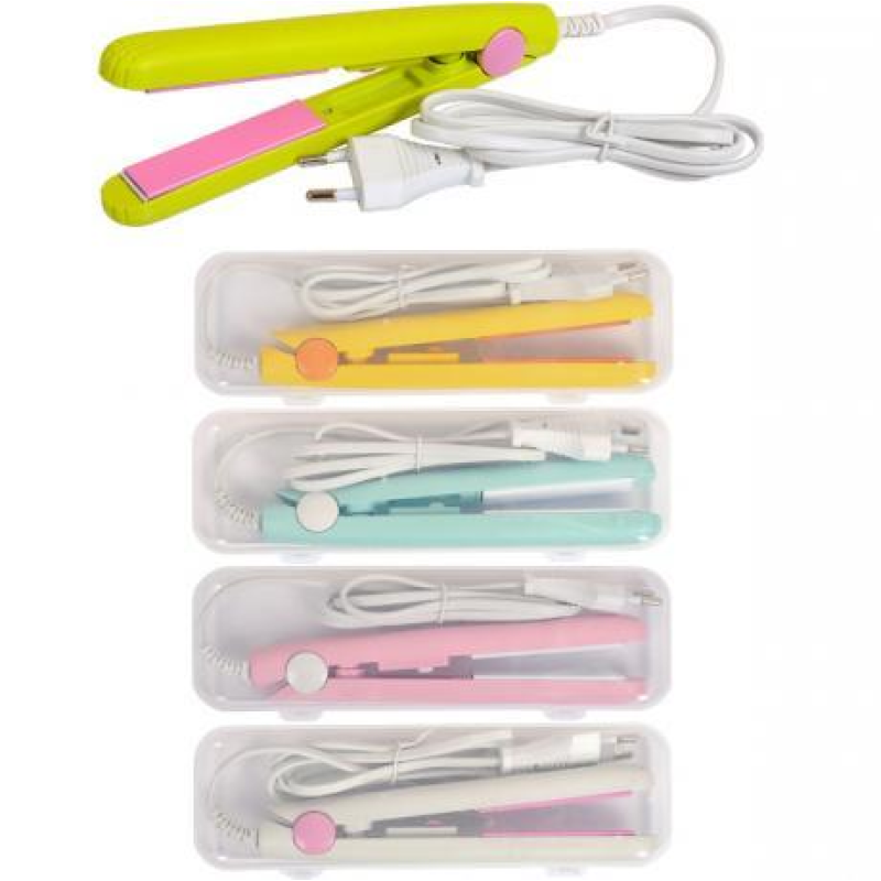 Праска - плойка для волосся МІНІ у футлярі 8088, 17*3*2см KNZ