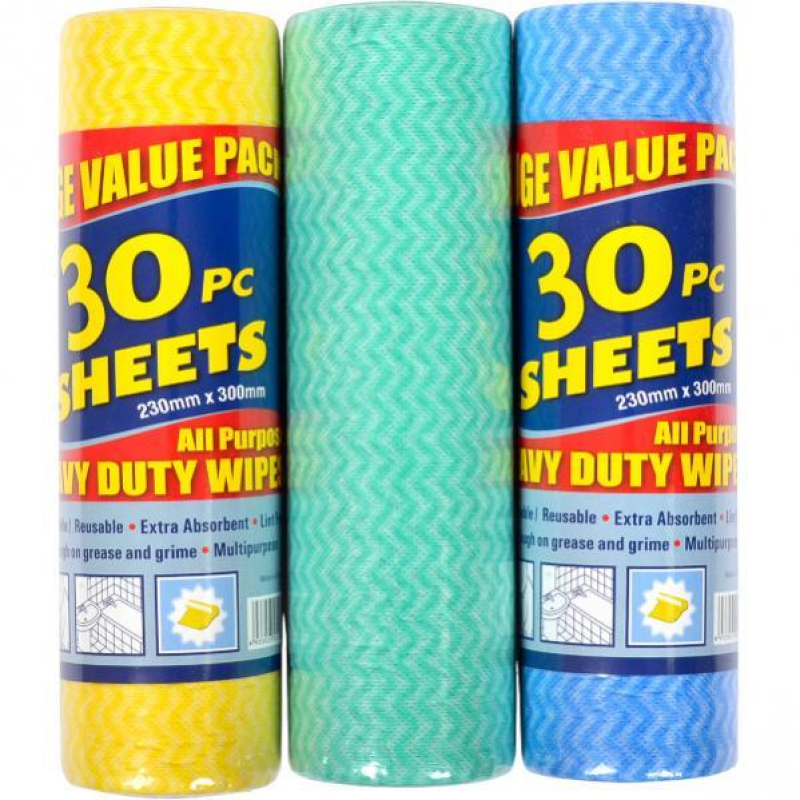 Ганчірка рулон маленька 30шт по 23*30 см KNZ