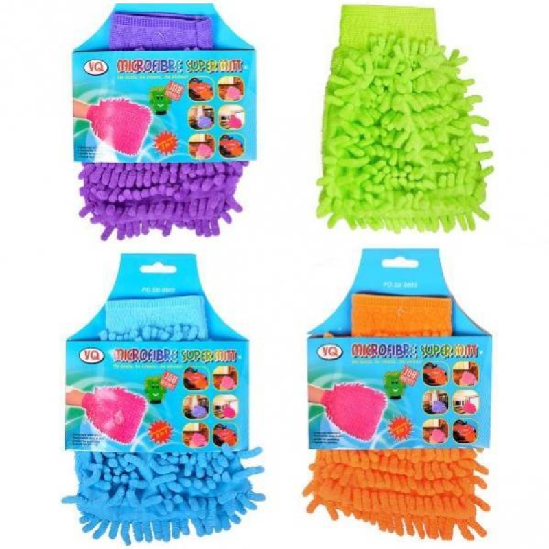 Ганчірка-рукавичка з мікрофібри, 14*17 см KNZ Ганчірка-рукавичка з мікрофібри, 14*17 см KNZ