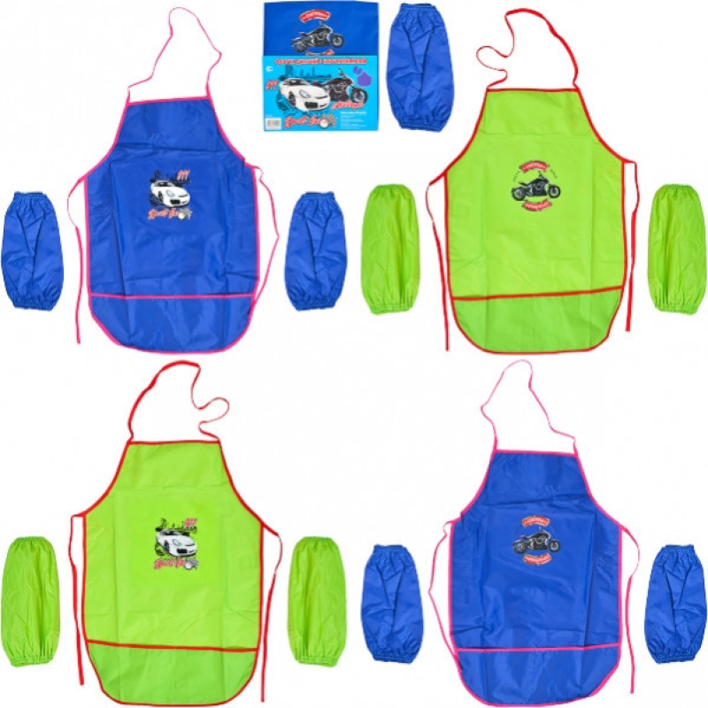 Фартух дитячий з нарукавниками для хлопчиків CR5520 KNZ