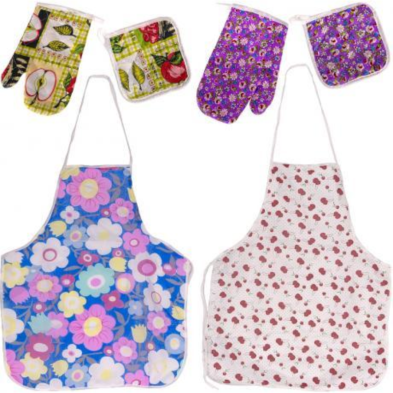 Набір рогач+рукавиця+фартух X3-160 KNZ