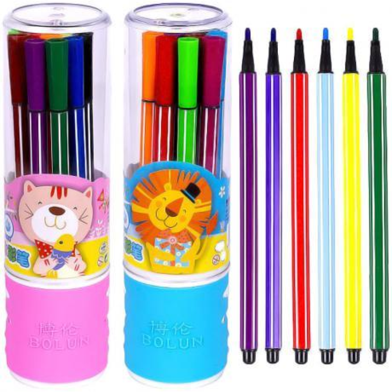 Фломастер тубус 12 кольорів 1668-12 KNZ