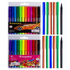 Фломастер 12 кольорів “Фломики“ “C“ 1868-12/CR550-12 KNZ