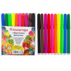 Фломастер 10 кольорів ароматизовані “Фрукти“ CR550-10 “С“ KNZ