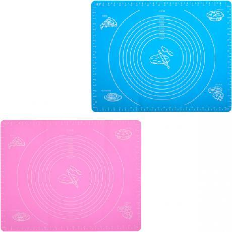 Килимок силіконовий для випікання та розкочування з розміткою 40*50см KNZ Килимок силіконовий для випікання та розкочування з розміткою 40*50см KNZ