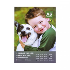 Фотопапір А6 230г/м², 100 аркушів, глянсовий KNZ