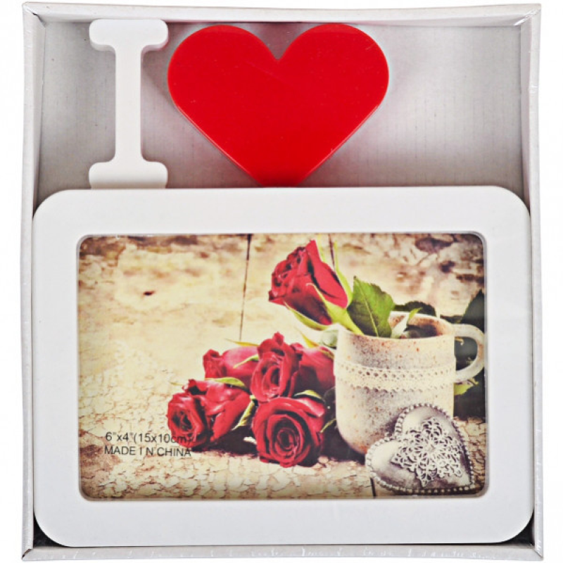 Фоторамка-колаж біла на 1 фотографію До-15 17,5*18,5*3см KNZ Фоторамка-колаж біла на 1 фотографію До-15 17,5*18,5*3см KNZ