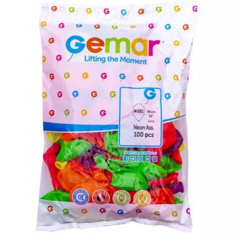 Кульки 12 “Неон“ “GEMAR“ GF110/81 KNZ