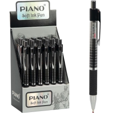 Ручка масляна автоматична синя PIANO PT-189 KNZ