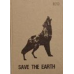 Блокнот для нотаток Save the Earth, А5, 96 аркушів, Еко папір, клітинка, тверда обкладинка KNZ Блокнот для нотаток Save the Earth, А5, 96 аркушів, Еко папір, клітинка, тверда обкладинка KNZ