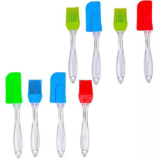 Набір лопатка і кисть силіконові прозрачний 17,5см, 16см KNZ