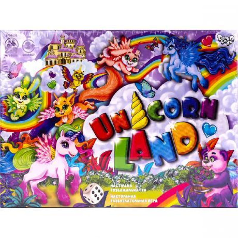 Настільна гра ходилка “Unicorn Land“ DTG95 KNZ
