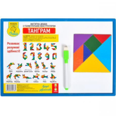 Магнітна дошка з магнітним танграм-головоломкою KNZ