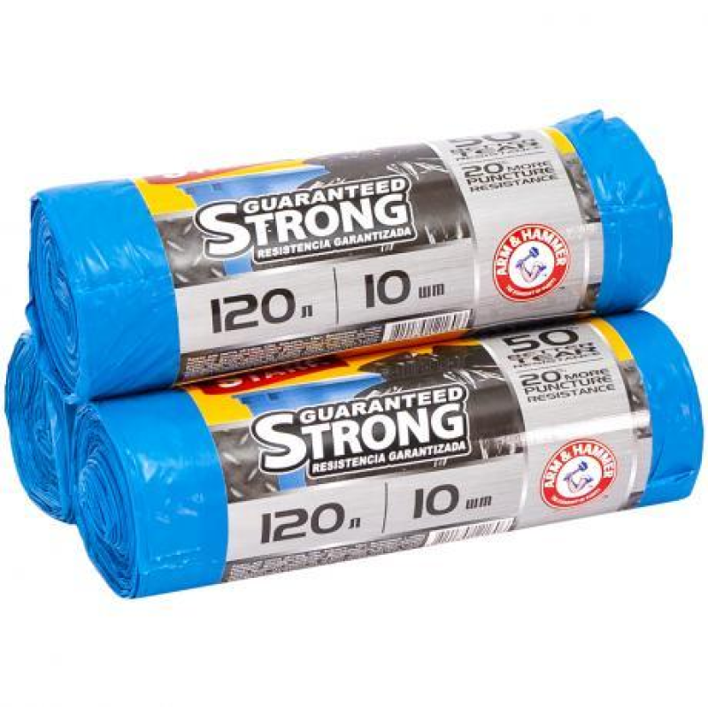 Пакет для сміття міцний 70х110 120л 10 штук TM STARK KNZ Пакет для сміття міцний 70х110 120л 10 штук TM STARK KNZ