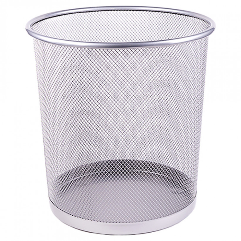 Кошик металевий сітчастий 5002 silver, срібло 26*28*22см KNZ