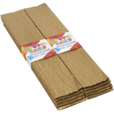 Папір гофрований золотий 17г/м2 20% 50*200см CPS-80-38 KNZ