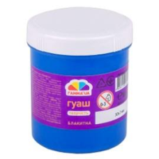 Гуаш 100 мл блакитна “Творчість“ “Гамма“ KNZ