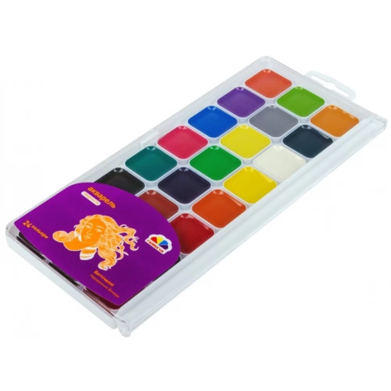 Акварель 24 кольори “Творчість“ пластик “Гамма“ 24*10см KNZ Акварель 24 кольори “Творчість“ пластик “Гамма“ 24*10см KNZ