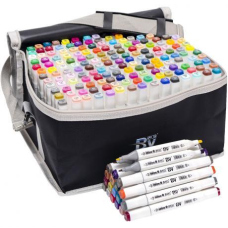 Набір скетч-маркерів 168 кольорів в сумці BV800-168 KNZ